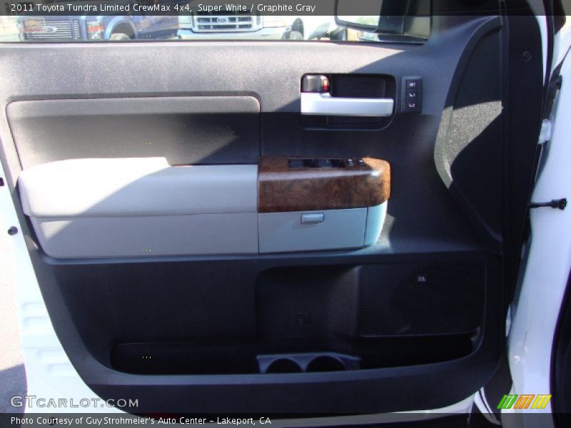 Super White / Graphite Gray 2011 Toyota Tundra Limited CrewMax 4x4