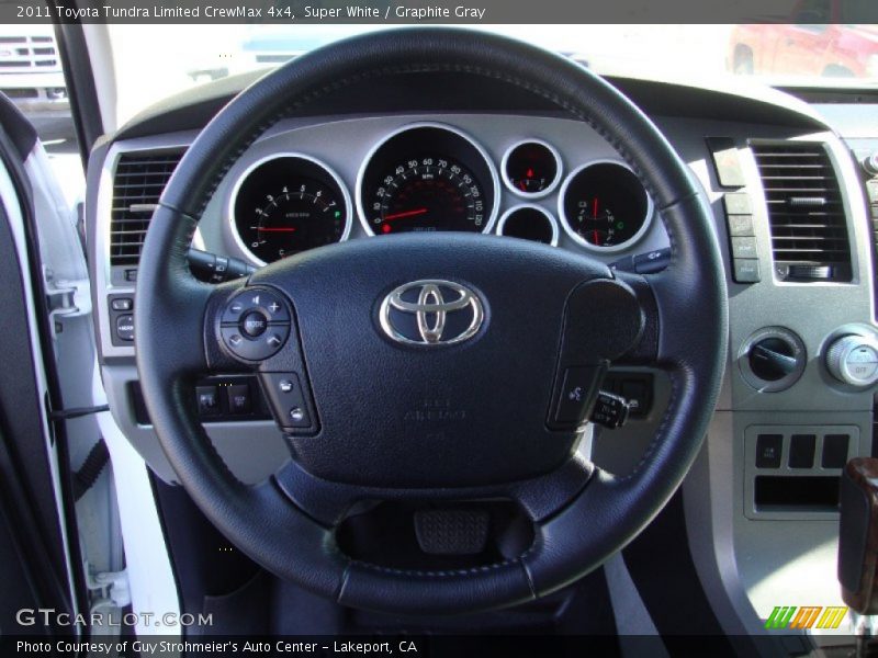 Super White / Graphite Gray 2011 Toyota Tundra Limited CrewMax 4x4
