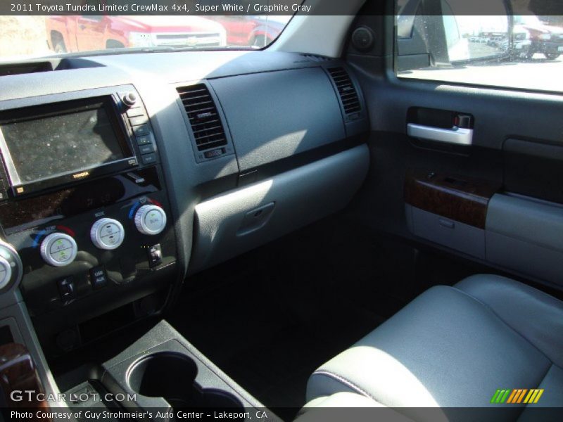 Super White / Graphite Gray 2011 Toyota Tundra Limited CrewMax 4x4