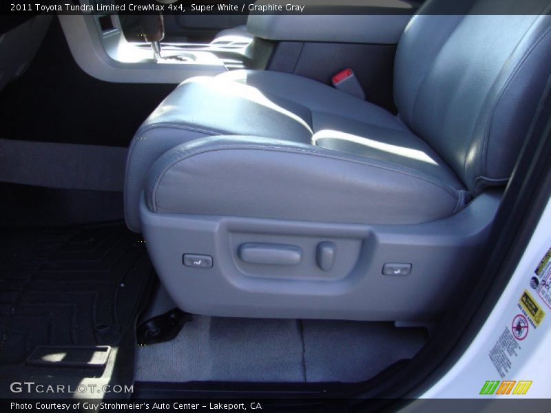 Super White / Graphite Gray 2011 Toyota Tundra Limited CrewMax 4x4