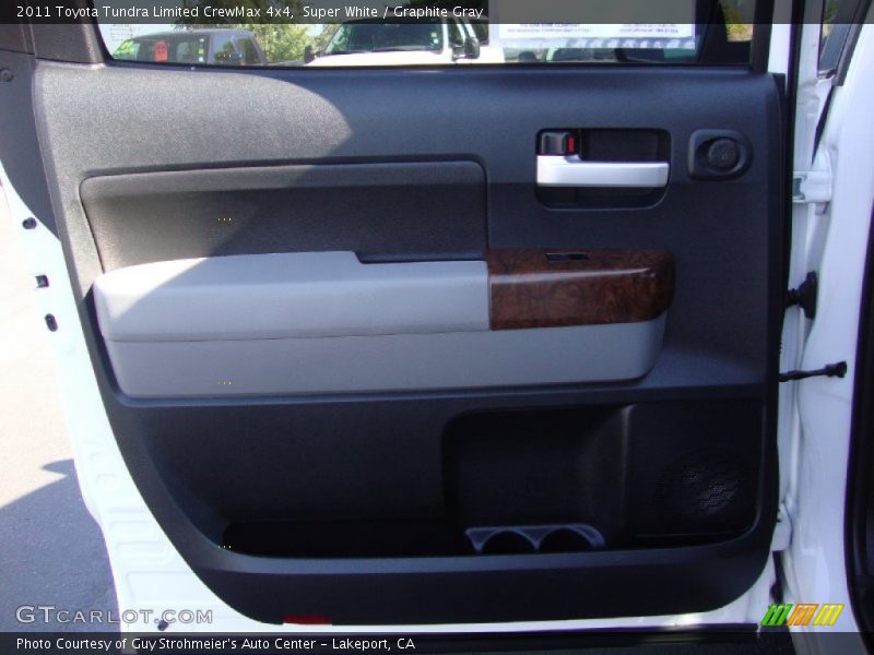 Super White / Graphite Gray 2011 Toyota Tundra Limited CrewMax 4x4