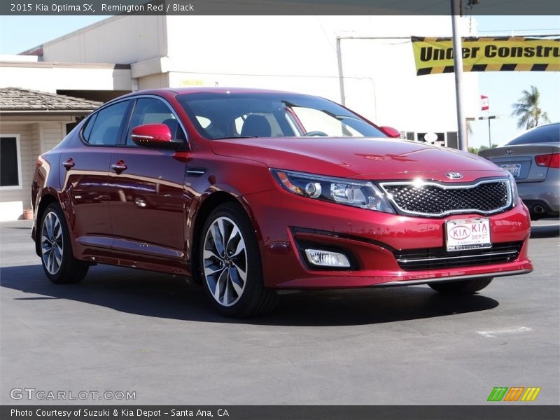 Remington Red / Black 2015 Kia Optima SX