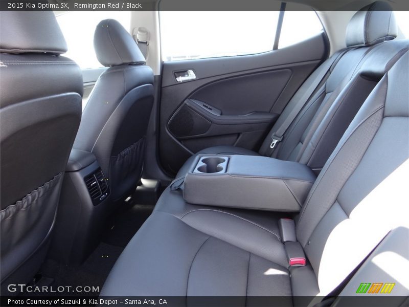 Remington Red / Black 2015 Kia Optima SX