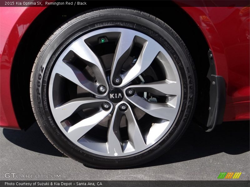 Remington Red / Black 2015 Kia Optima SX