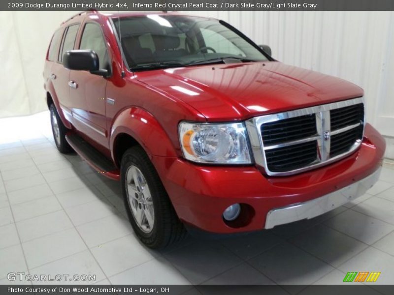 Inferno Red Crystal Pearl Coat / Dark Slate Gray/Light Slate Gray 2009 Dodge Durango Limited Hybrid 4x4