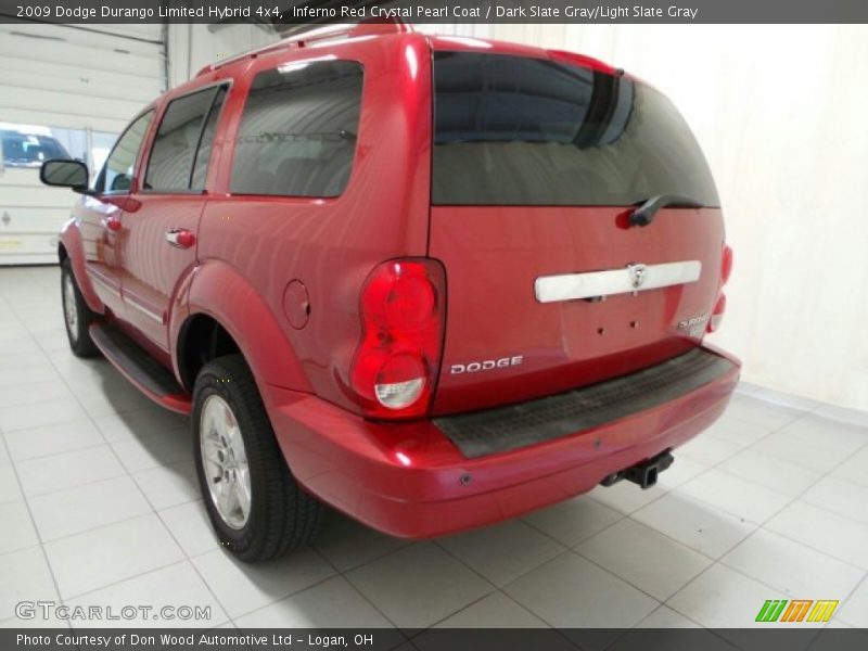 Inferno Red Crystal Pearl Coat / Dark Slate Gray/Light Slate Gray 2009 Dodge Durango Limited Hybrid 4x4