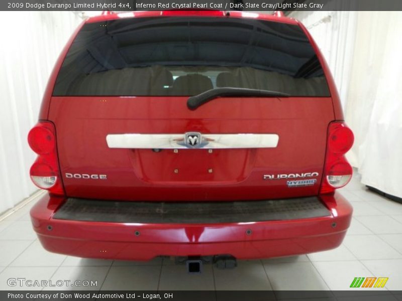 Inferno Red Crystal Pearl Coat / Dark Slate Gray/Light Slate Gray 2009 Dodge Durango Limited Hybrid 4x4