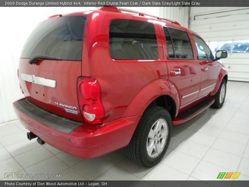 Inferno Red Crystal Pearl Coat / Dark Slate Gray/Light Slate Gray 2009 Dodge Durango Limited Hybrid 4x4