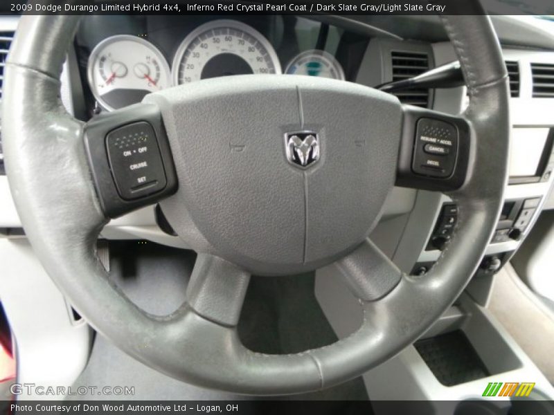 Inferno Red Crystal Pearl Coat / Dark Slate Gray/Light Slate Gray 2009 Dodge Durango Limited Hybrid 4x4