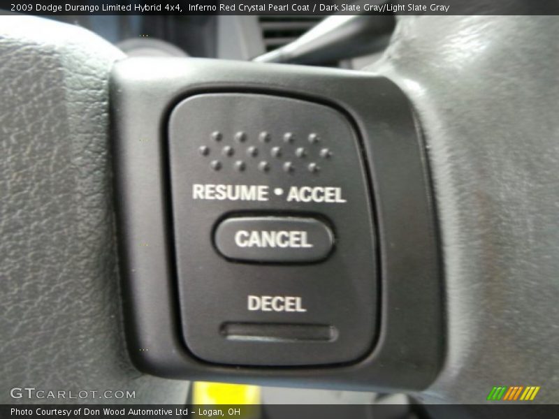 Inferno Red Crystal Pearl Coat / Dark Slate Gray/Light Slate Gray 2009 Dodge Durango Limited Hybrid 4x4