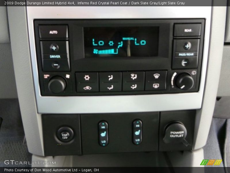Inferno Red Crystal Pearl Coat / Dark Slate Gray/Light Slate Gray 2009 Dodge Durango Limited Hybrid 4x4