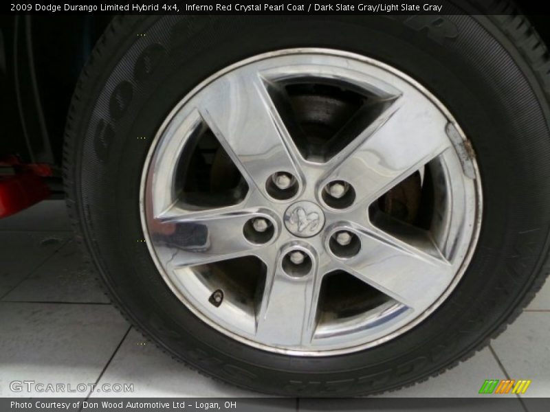 Inferno Red Crystal Pearl Coat / Dark Slate Gray/Light Slate Gray 2009 Dodge Durango Limited Hybrid 4x4
