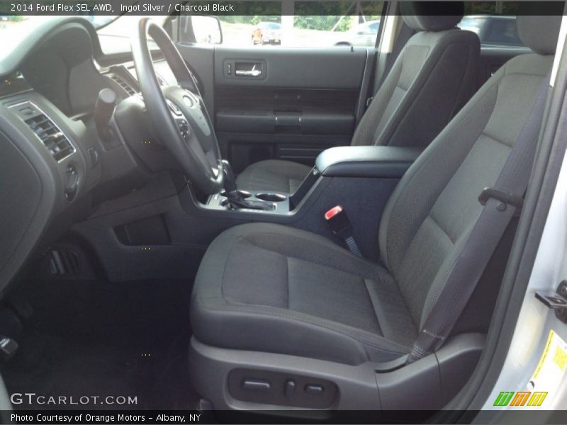 Ingot Silver / Charcoal Black 2014 Ford Flex SEL AWD