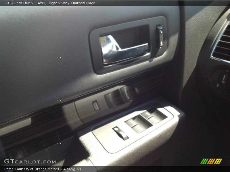 Ingot Silver / Charcoal Black 2014 Ford Flex SEL AWD