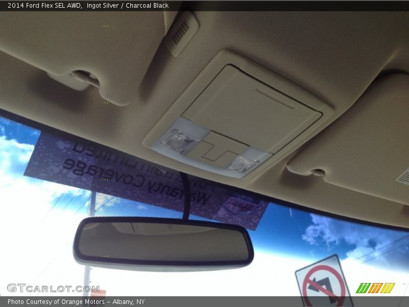Ingot Silver / Charcoal Black 2014 Ford Flex SEL AWD