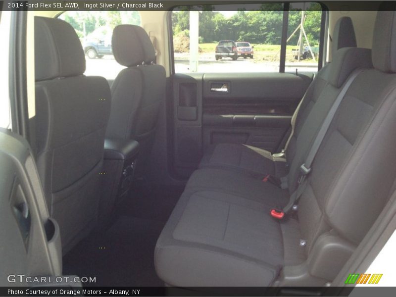 Ingot Silver / Charcoal Black 2014 Ford Flex SEL AWD