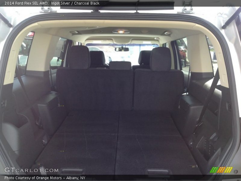 Ingot Silver / Charcoal Black 2014 Ford Flex SEL AWD