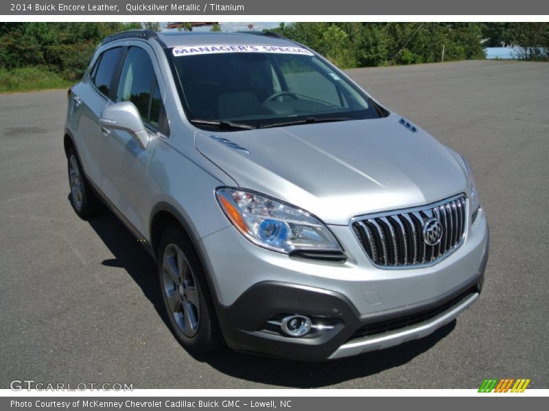 Quicksilver Metallic / Titanium 2014 Buick Encore Leather
