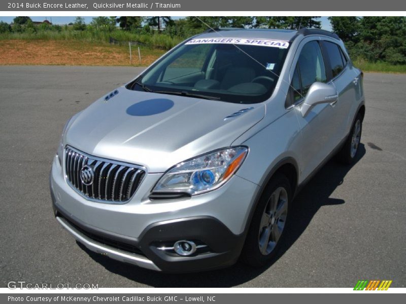 Quicksilver Metallic / Titanium 2014 Buick Encore Leather