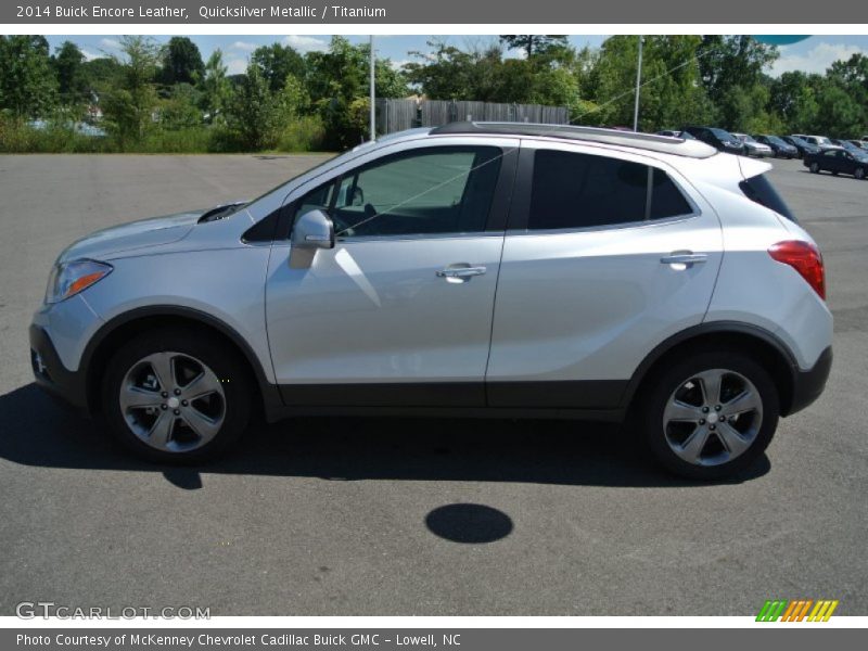 Quicksilver Metallic / Titanium 2014 Buick Encore Leather