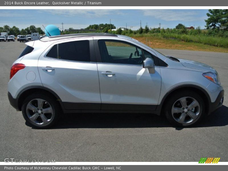 Quicksilver Metallic / Titanium 2014 Buick Encore Leather