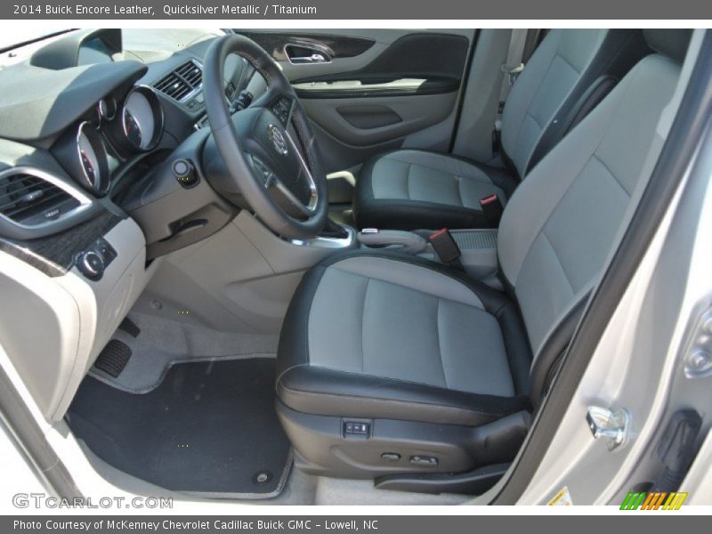 Quicksilver Metallic / Titanium 2014 Buick Encore Leather