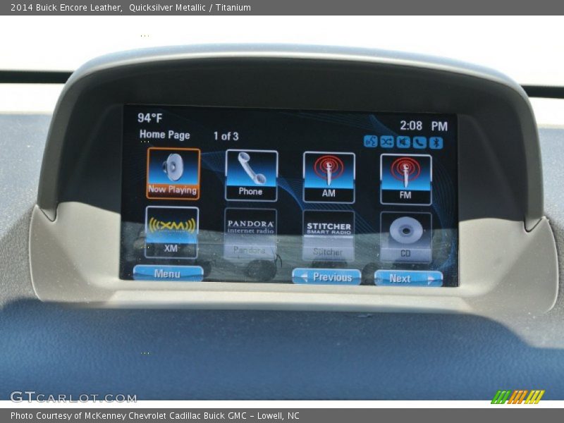 Quicksilver Metallic / Titanium 2014 Buick Encore Leather