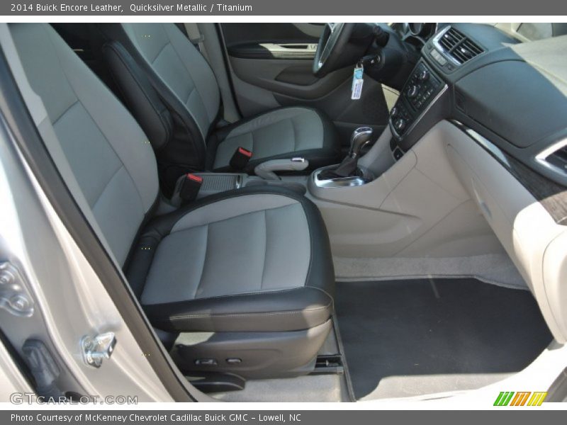 Quicksilver Metallic / Titanium 2014 Buick Encore Leather