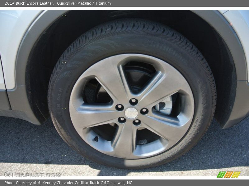 Quicksilver Metallic / Titanium 2014 Buick Encore Leather