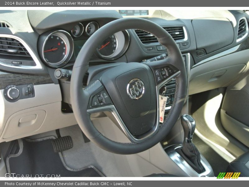 Quicksilver Metallic / Titanium 2014 Buick Encore Leather