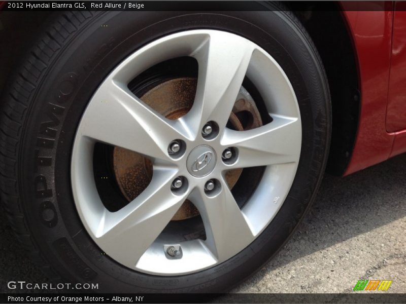 Red Allure / Beige 2012 Hyundai Elantra GLS