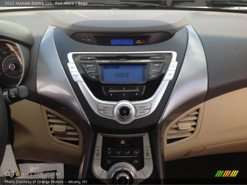 Red Allure / Beige 2012 Hyundai Elantra GLS