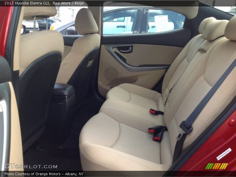 Red Allure / Beige 2012 Hyundai Elantra GLS