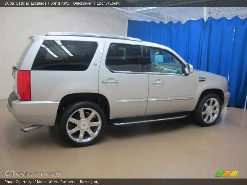 Quicksilver / Ebony/Ebony 2009 Cadillac Escalade Hybrid AWD