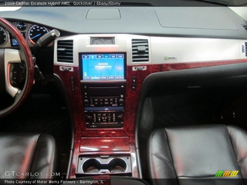 Quicksilver / Ebony/Ebony 2009 Cadillac Escalade Hybrid AWD