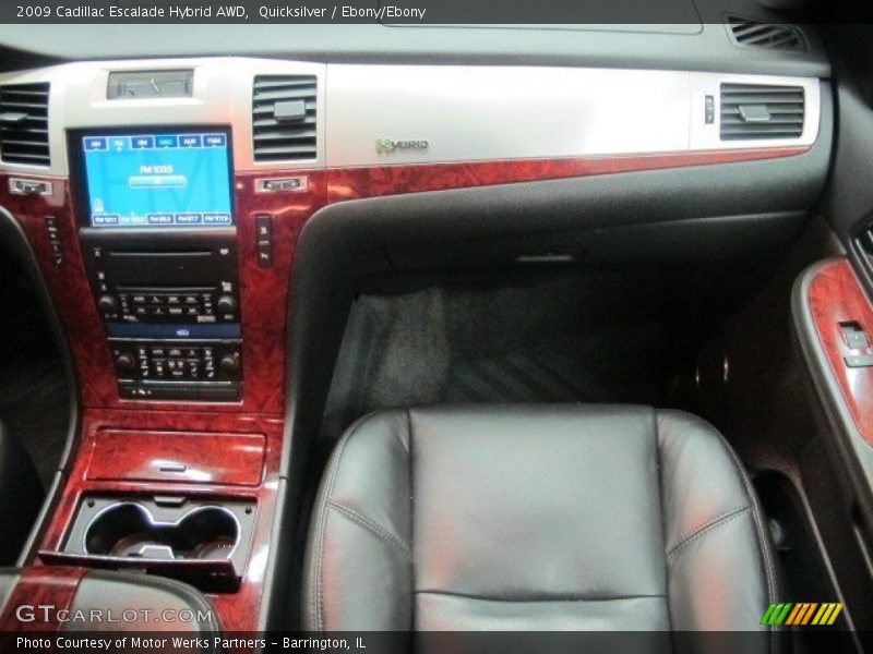 Quicksilver / Ebony/Ebony 2009 Cadillac Escalade Hybrid AWD