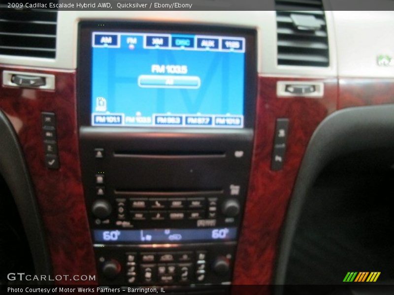 Quicksilver / Ebony/Ebony 2009 Cadillac Escalade Hybrid AWD