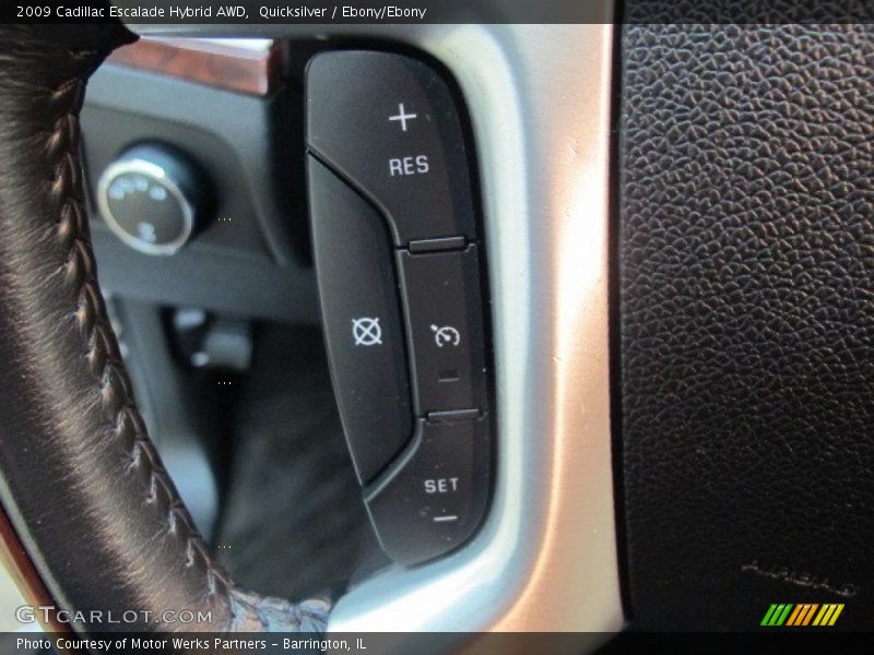 Quicksilver / Ebony/Ebony 2009 Cadillac Escalade Hybrid AWD