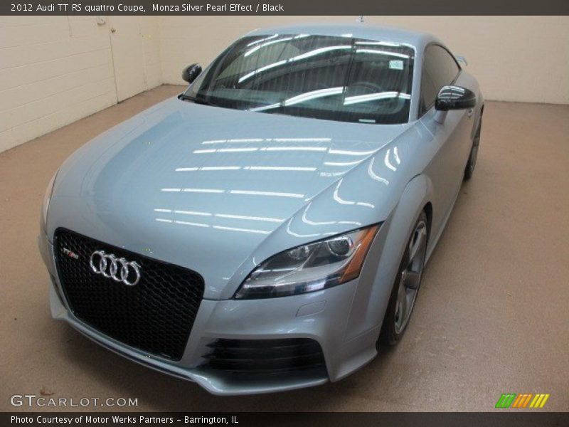 Monza Silver Pearl Effect / Black 2012 Audi TT RS quattro Coupe