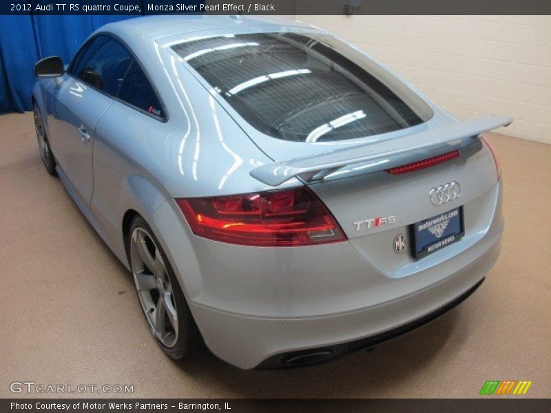 Monza Silver Pearl Effect / Black 2012 Audi TT RS quattro Coupe