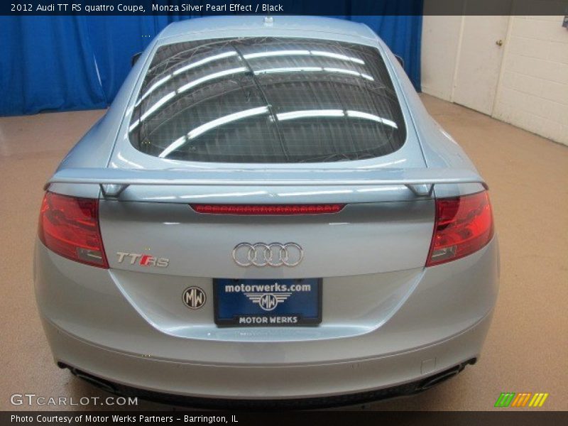Monza Silver Pearl Effect / Black 2012 Audi TT RS quattro Coupe