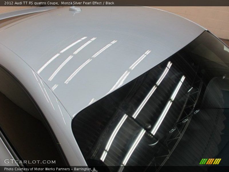 Monza Silver Pearl Effect / Black 2012 Audi TT RS quattro Coupe