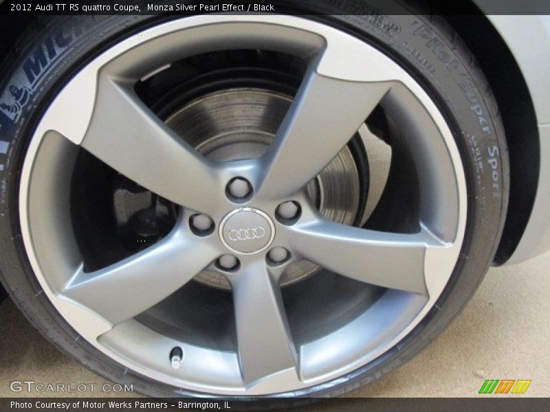 Monza Silver Pearl Effect / Black 2012 Audi TT RS quattro Coupe