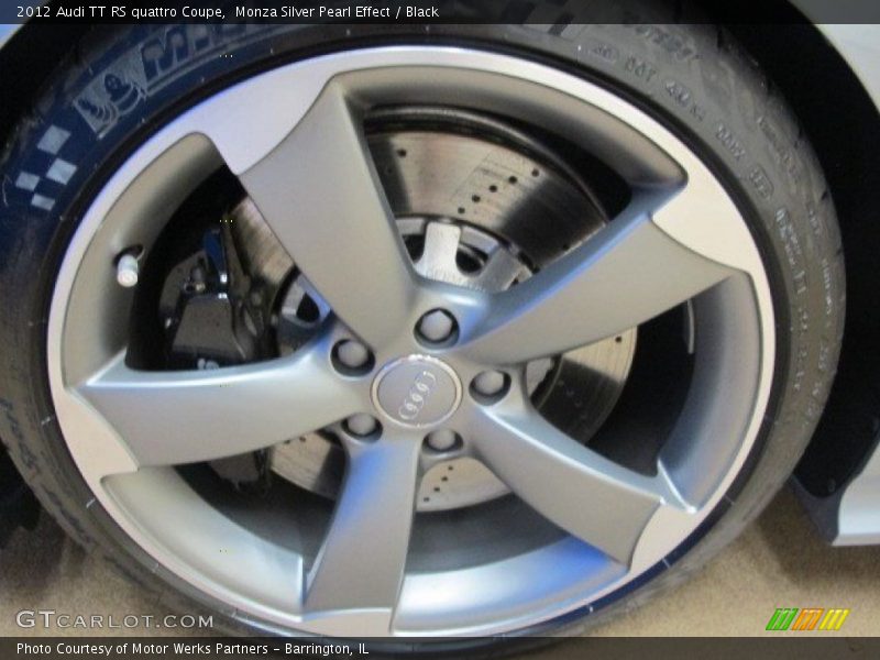 Monza Silver Pearl Effect / Black 2012 Audi TT RS quattro Coupe