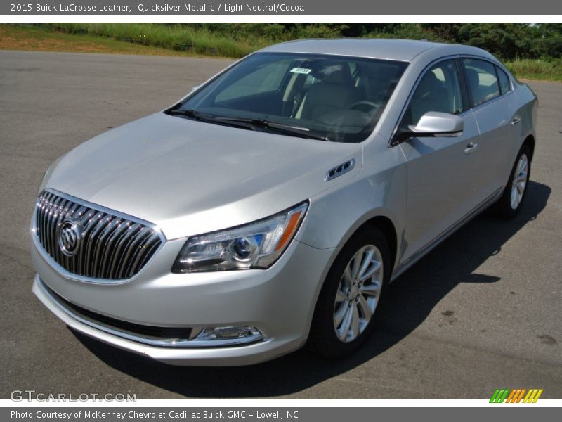 Quicksilver Metallic / Light Neutral/Cocoa 2015 Buick LaCrosse Leather