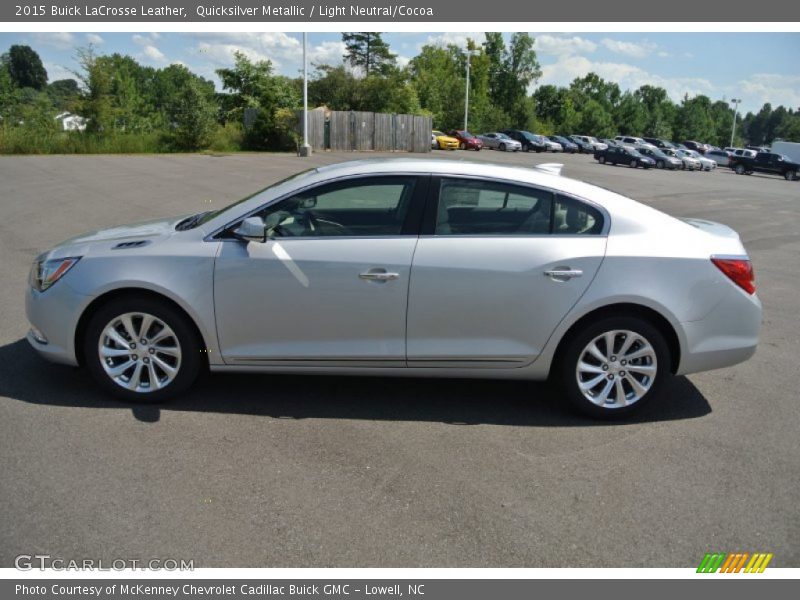 Quicksilver Metallic / Light Neutral/Cocoa 2015 Buick LaCrosse Leather