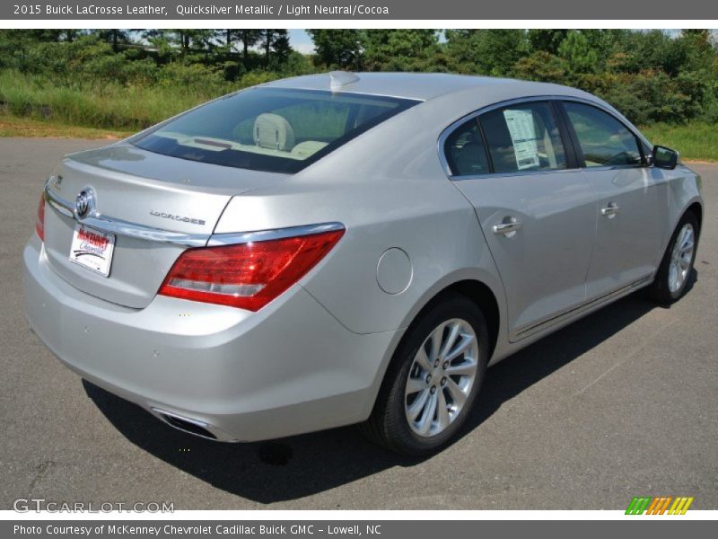 Quicksilver Metallic / Light Neutral/Cocoa 2015 Buick LaCrosse Leather