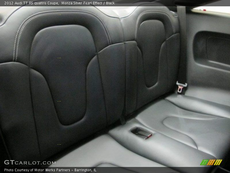 Rear Seat of 2012 TT RS quattro Coupe