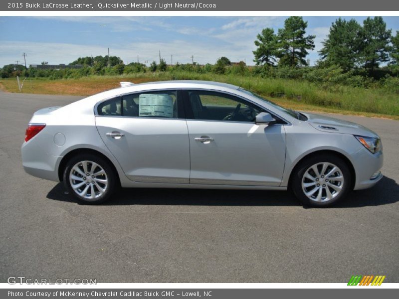  2015 LaCrosse Leather Quicksilver Metallic