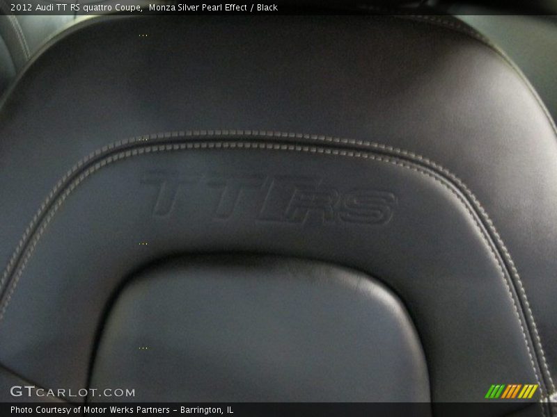 Monza Silver Pearl Effect / Black 2012 Audi TT RS quattro Coupe
